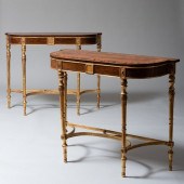 FINE PAIR OF GEORGE III PAINTE