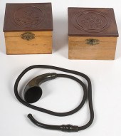 Fine Pair of Gutta Percha Coll