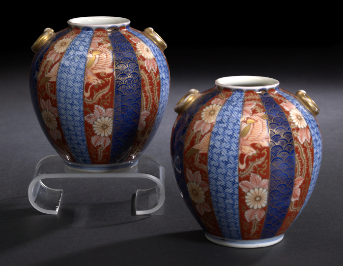 Fine Pair of Japanese Imari