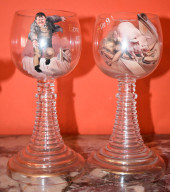 FINE PAIR OF LATE 19TH C. GERM