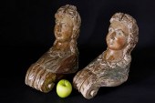 FINE PAIR OF MINIATURE FIGUREH