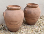 FINE PAIR OF NORCAL TERRA COTT
