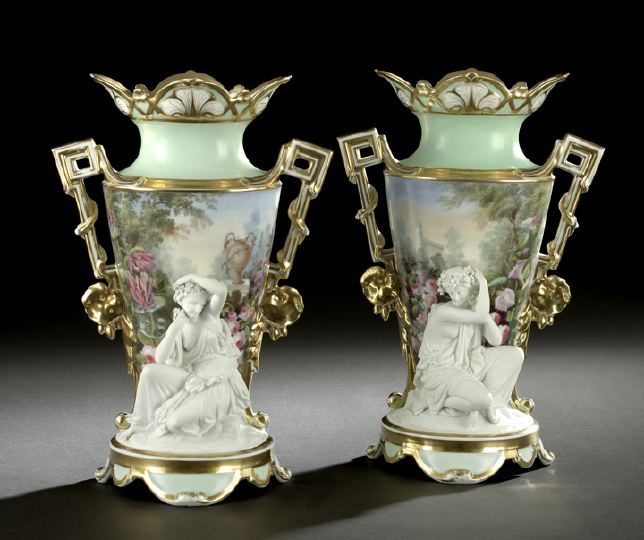 Fine Pair of Paris Porcelain and