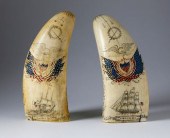 FINE PAIR OF PATRIOTIC WAX ENG