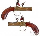 FINE PAIR W. BOND, LONDON FLIN