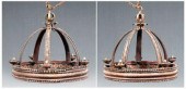 Fine pair wrought iron chandel