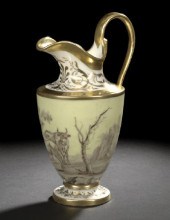 Fine Paris Fond Jaune Porcelai