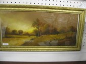 Fine Pastel Autumn Farmscene a