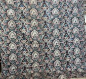 FINE PATRIOTIC CHINTZ FABRIC Q