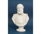 Fine Perianware bust of Edward