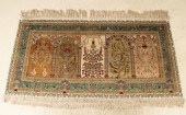 FINE PERSIAN SILK GARDEN PATTE