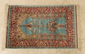 FINE PERSIAN SILK PRAYER RUG 2
