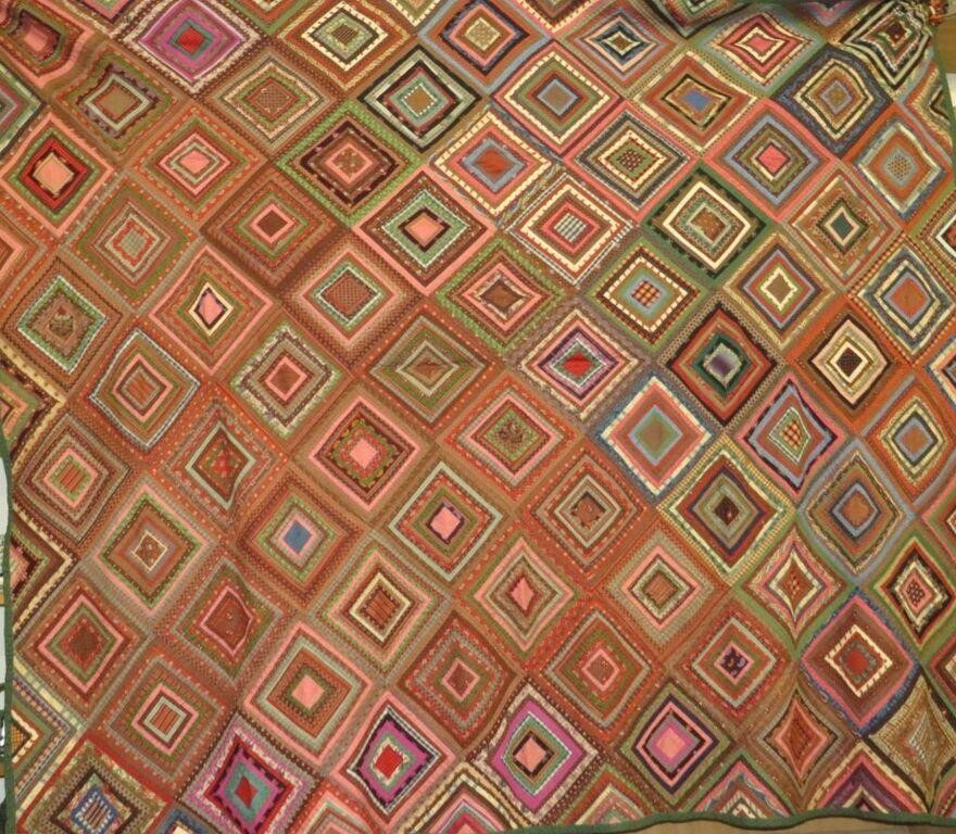 FINE PIECEWORK "LOG CABIN