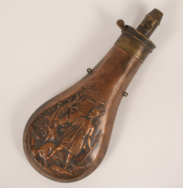 Fine powder horn with rare and