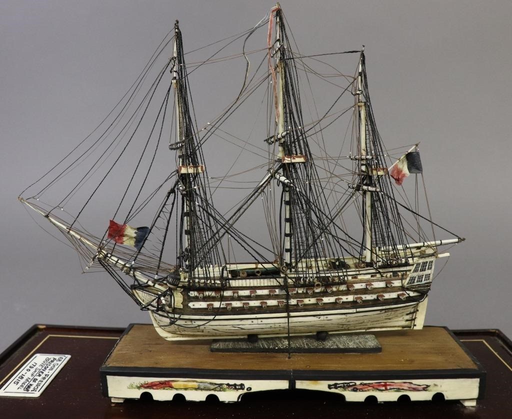 Fine prisoner of war bone model