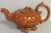 FINE PUMPKIN SHAPED FOLK ART R