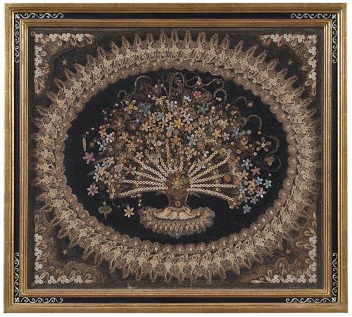 FINE QUILLWORK FLORAL