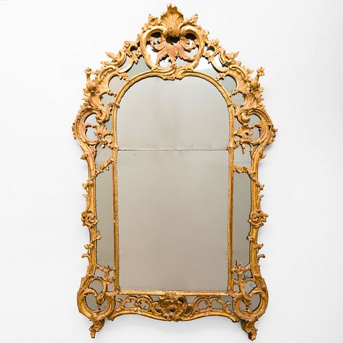 FINE RÃ©GENCE GILTWOOD MIRROR6