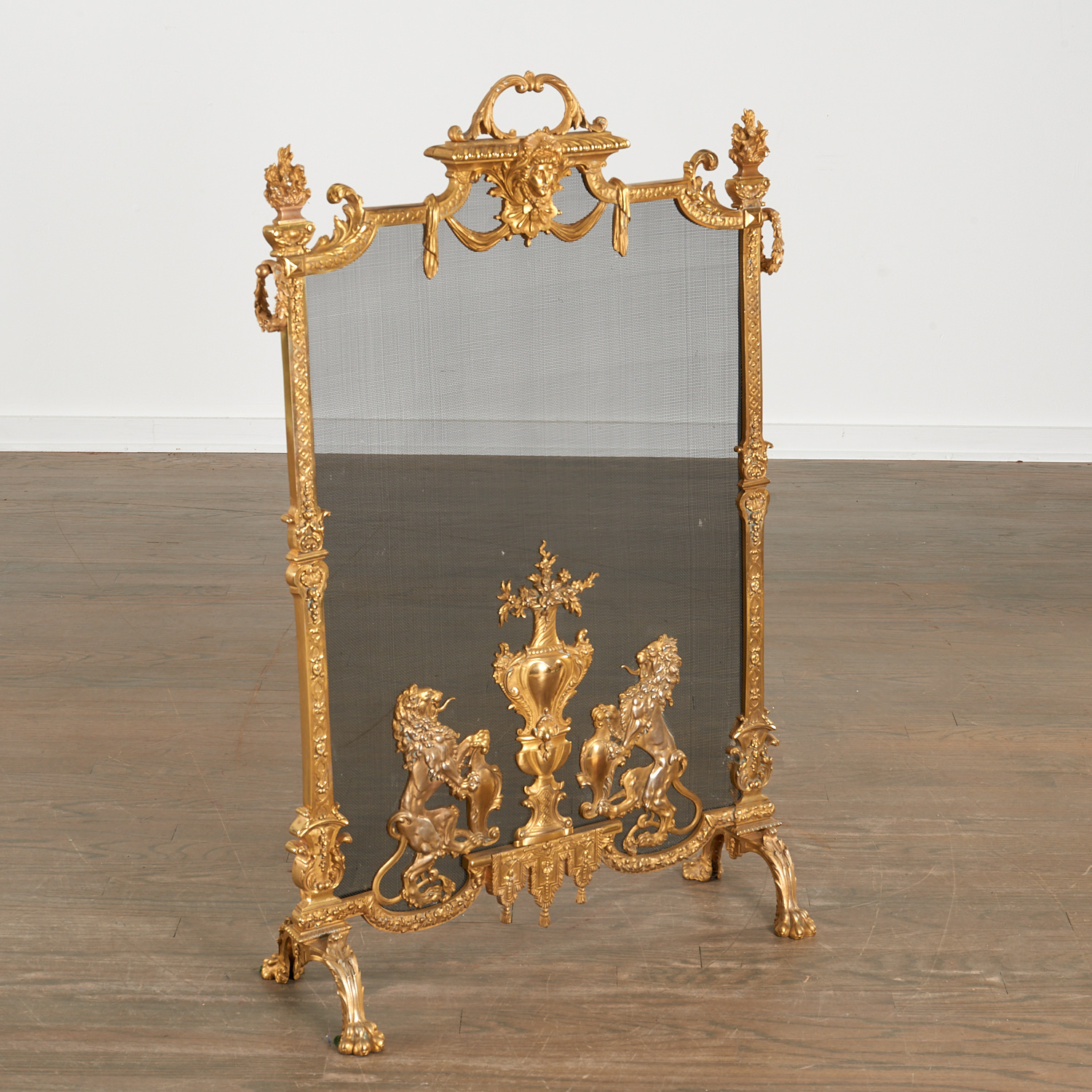 FINE REGENCE STYLE DORE BRONZE FIRE