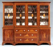 Fine Regency inlaid breakfront