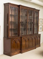 FINE REGENCY NEOGOTHIC CARVED