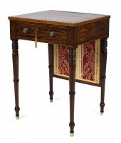FINE REGENCY WORK STAND WITH S