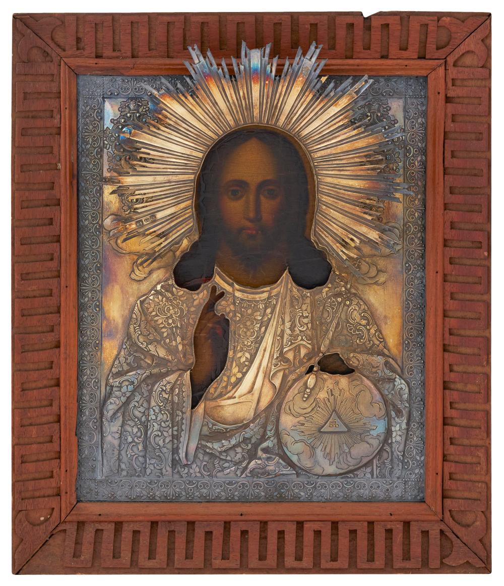 FINE RUSSIAN ICON OF CHRIST