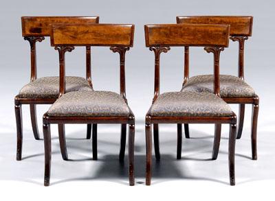 Fine set of four Boston side
