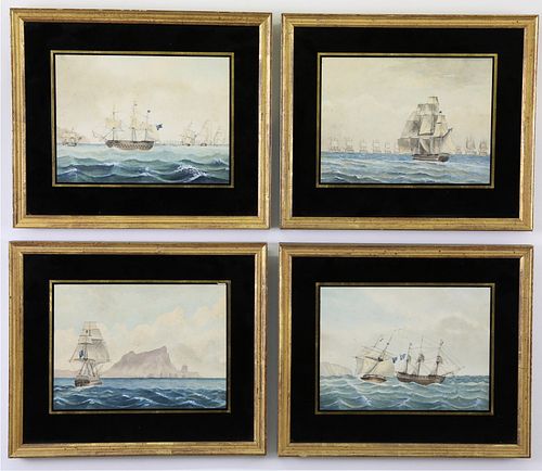 FINE SET OF FOUR G.W. GRIFFITH