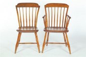 FINE SET OF SIX BAMBOO WINDSOR