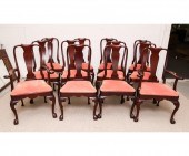 Fine set of twelve Chippendale