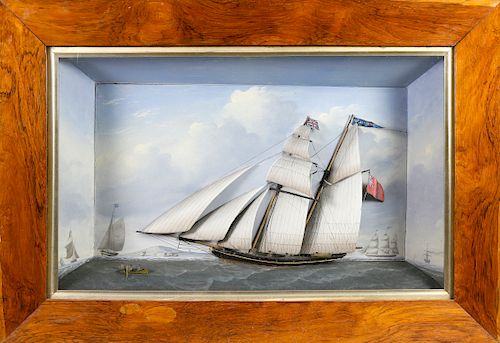 FINE SHADOWBOX DIORAMA OF THE