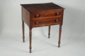 FINE SHERATON MAHOGANY TWO DRA