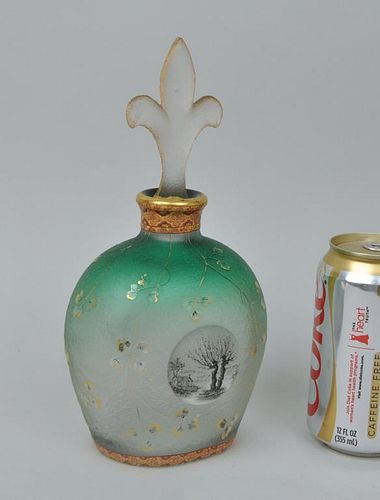 FINE SIGNED DAUM NANCY GREEN