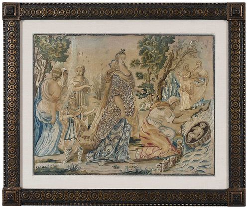 FINE SILK EMBROIDERY OF THE