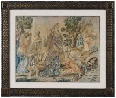 FINE SILK EMBROIDERY OF THE SA