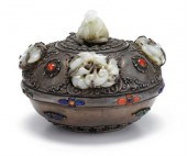 Fine Sino-Tibetan silver, ston