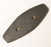Fine slate gorget. Found on th