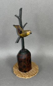 FINE SMALL POLYCHROME PAINTED