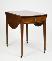FINE SOUTHERN INLAID MAHOGANY