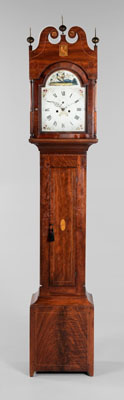 Fine Southern Inlaid Tall Case