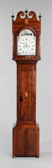 Fine Southern Inlaid Tall Case
