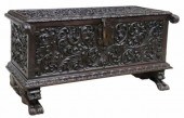 FINE SPANISH HEAVILY-CARVED WA