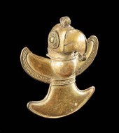 FINE TAIRONA TUMBAGA PENDANT M