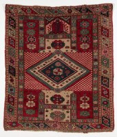 FINE TURKISH BERGAMO PRAYER RU