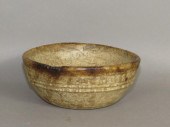 FINE TURNED BURL WOOD BOWLca.