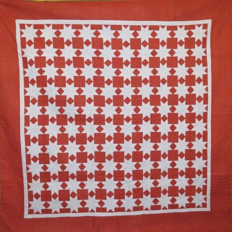 FINE TWO-COLOR CALICO STARS PATTERN