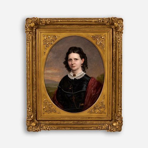 FINE VICTORIAN OIL PORTRAIT OF A