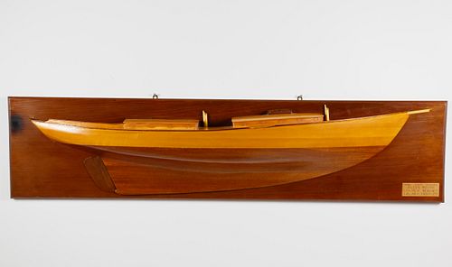 FINE VINTAGE SHIPBUILDER'S HALF