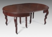FINE WALNUT TABLE WITH 2 LEAVE